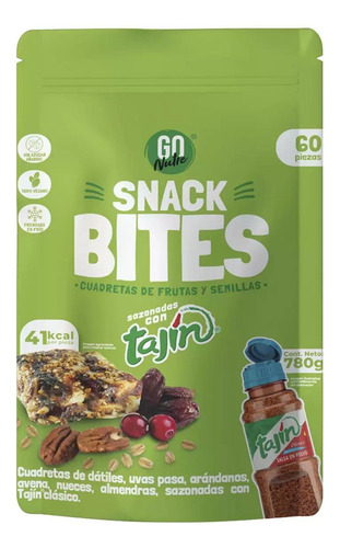 Snack De Frutas Y Semillas Sazonadas Con Tajín Go Nutre 780g