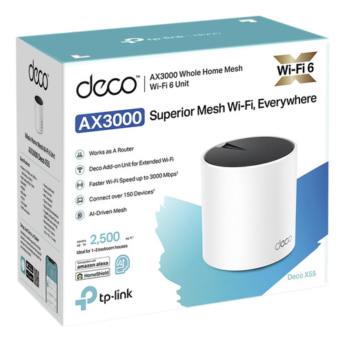 Router Mesh Wi-fi 6 Ax3000 Mbps Doble Banda