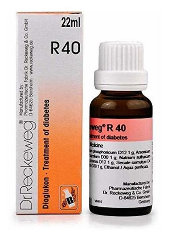 Apoyo Diabetes Dr. Reckeweg R40