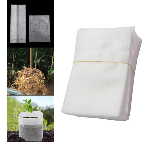 100 Sacos De Berçário De Plantas Dos Pces, Sacos 24cmx27cm