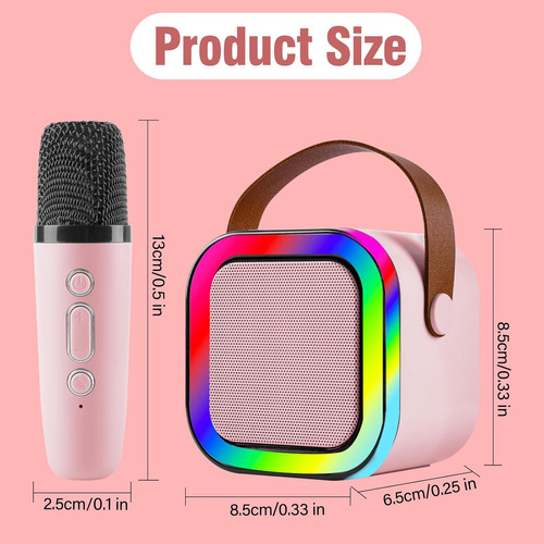 Mini Máquina De Karaoke Para Niños, Navidad Mini Kraoke Mach