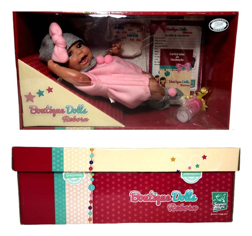Boneca Bebê Reborn Real Realista Menina Recém Nascida E Acessórios Mamadeira Mágica - Com Cílios - Corpo Completo Em Vinil Muito Detalhado - Linda Parece De Verdade - Super Toys Brinquedos