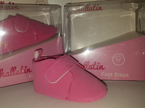 Zapatito Bebé Primeros Pasos Para Niñita Color Fucsia