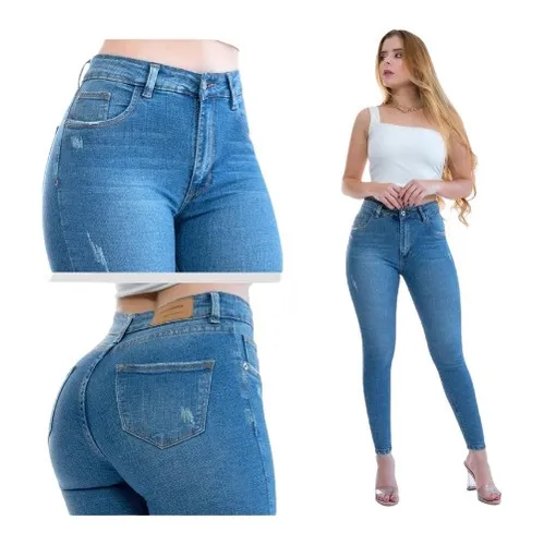 Jeans Levanta Cola De Dama - Jeans Colombianos