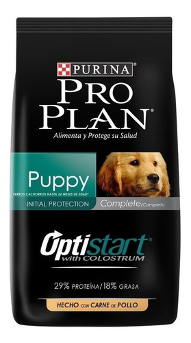 Imagen 1 de 3 de Alimento Pro Plan OptiStart Puppy para perro cachorro de raza mediana sabor pollo/arroz en bolsa de 15kg
