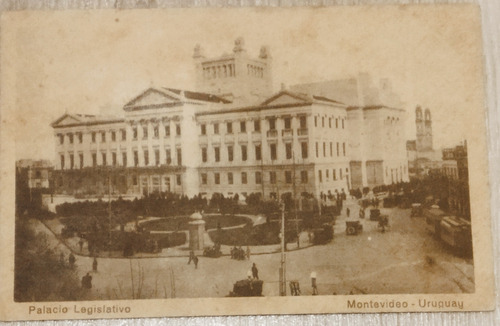 Antigua Postal Palacio Legislativo Montevideo Centenario 