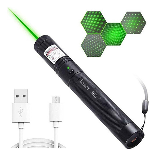 Shaoke Mando A Distancia Táctico Green Beam Con Carga Usb