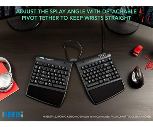 Teclado Ergonómico Kinesis Freestyle2 Para Pc (20)