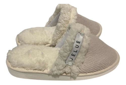 Imagen 4 de 6 de Pantuflas Corderito Mujer Anna Jersey Invierno Jelue Comodas