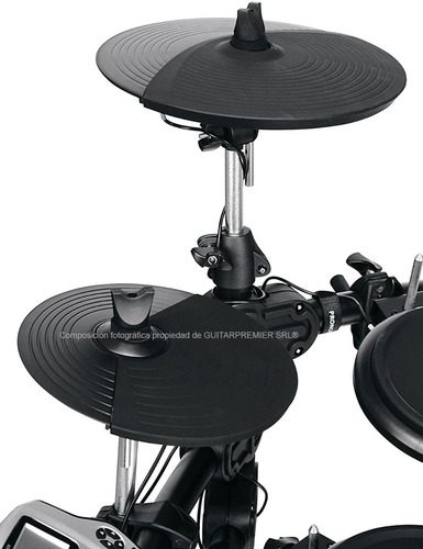 Bateria Electronica 8 Pads Doble Zona Efectos Usb Pedales 5c