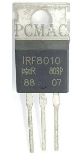 Pack (x2) Mosfet N  Irf8010 Rf8010 F8010 100 V 80a