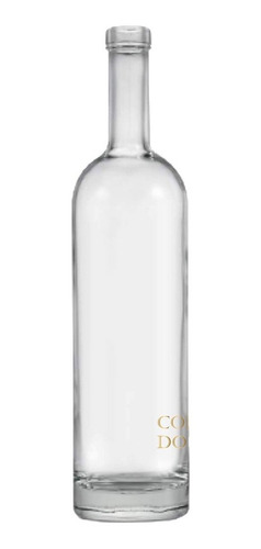 Botella De Vidrio Platinum 750 Ml/corcho, 42 Pz Mezcal