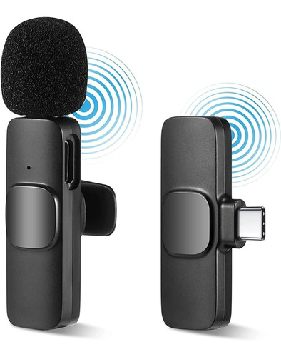 Microfono Inalambrico Para Android Microfono Lavalier Usb C