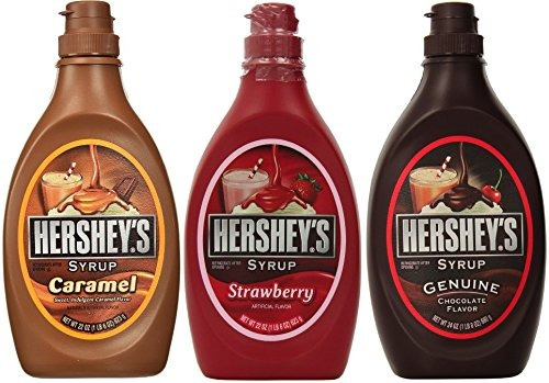 Jarabe De Hershey Variety Pack Paquete De 3 Chocolate Sabore