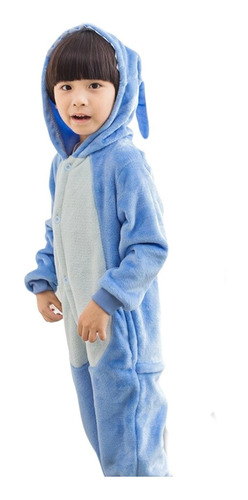 Mameluco Stitch Pijama Para Niños Kigurumi Cosplay