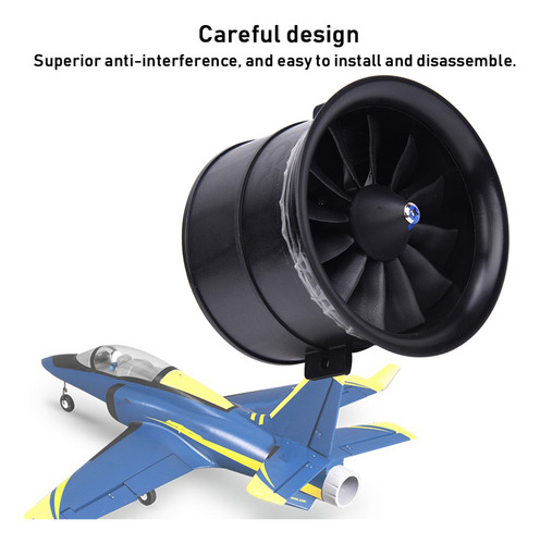 Accesorios Para Maquetas De Aviones Edf, 70 Mm, 12 Palas, Hé