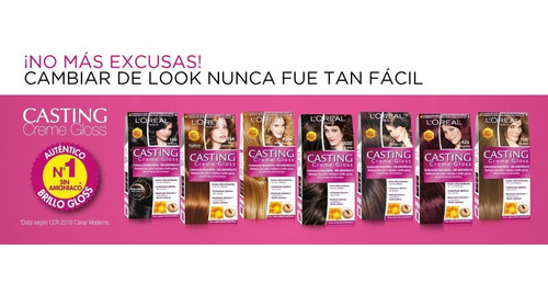 Tintura Coloración Permanente Kit Casting Creme Gloss Loreal