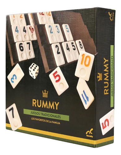 Juego De Mesa Rummy Fichas Tercias O Corridas Juego Clasicos