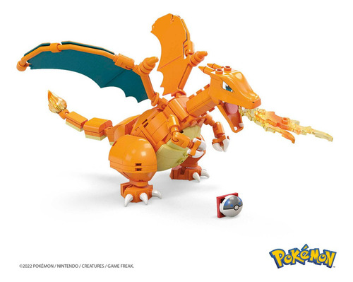 Figura De Construcción Mega Construx Pokémon Charizard