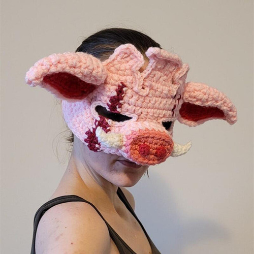 Máscara De Cerdo Para Fiesta De Disfraces De Halloween