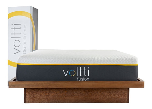 Colchón Memory Foam Individual Voltti Hibrido 0 Movimiento