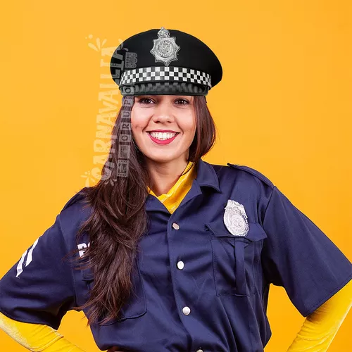 Gorro Sombrero Policía Gorra Kepi Disfraz Sexy Halloween