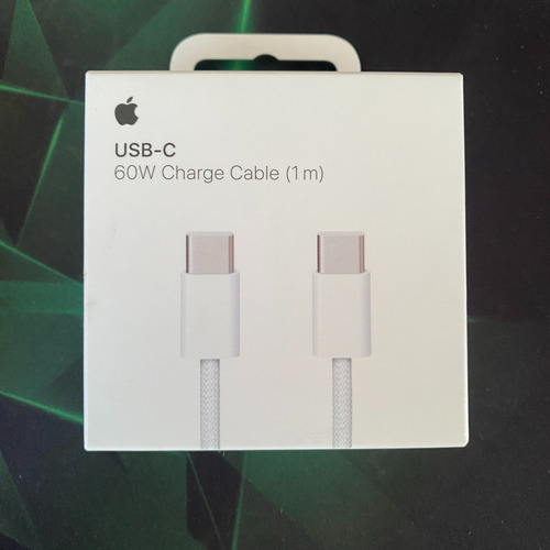 Cargador Usb-c 60w Tejido (1m) Original Apple