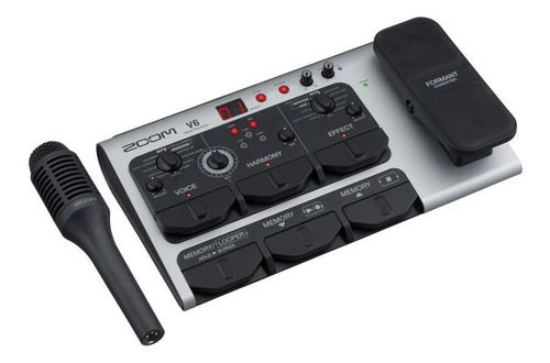 Zoom V6 Vocal Processor Pedaleira Com Módulo De Efeitos Voz