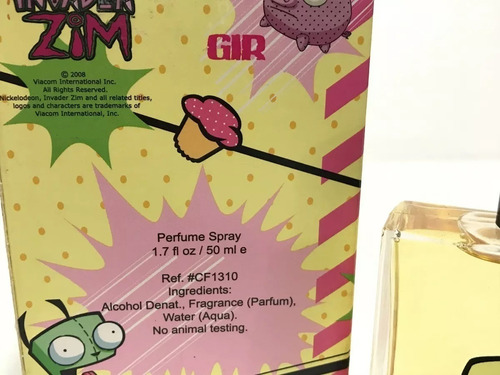 Perfume En Spray 50 Ml Invader Zim Gir Nickelodeon