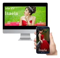 Comprar Invitación Página Web 15 Años Xv Años Boda Bautismo Cumple