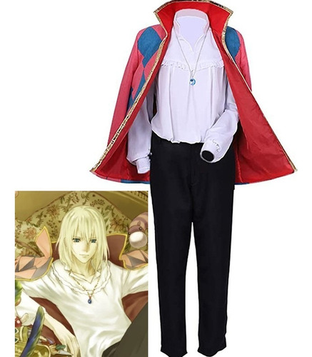 A Disfraz Cosplay Howl's Moving Castle Howl Halloween Hombre