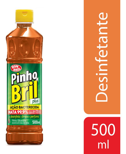 Imagem 1 de 1 de Desinfetante Pinho Bril Silvestre Plus Pet 500ml