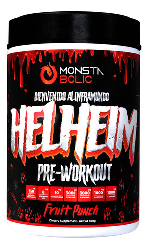 Helheim Preworkout | 30 Servicios | Bienvenido Al Inframundo