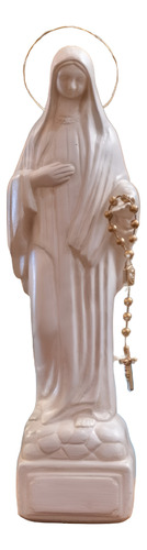 Virgen Medjugorje Cerámica Figura Religiosa Campoamor Deco