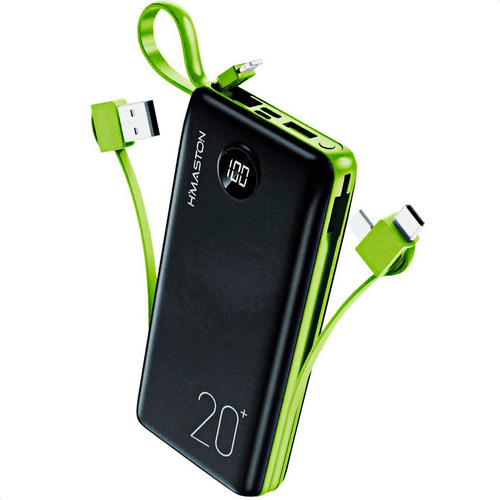 Carregador Portátil Power Bank 20000mah Turbo Carga Rápida