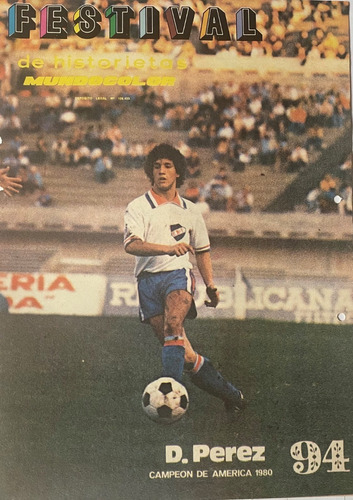 Nacional, D. Pérez Campeón América 1980 Clipping N°94  Mv