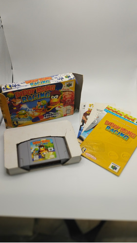 N64 Diddy Kong Racing Autentico Caja , Manuales, Cartucho
