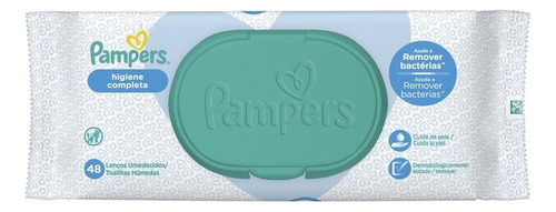 Lenços umedecidos higiene completa pacote 48 unidades Pampers