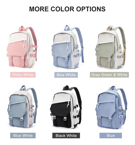 Coowoz Mochila Escolar Ligera Casual Daypack College Lapt...