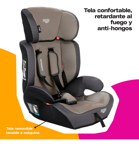 Autoasiento Cosco Hangar Gris Hangar Gris