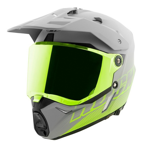 Casco Para Moto Joe Rocket Rkt 26 Solar Flare Gris/ Hivis