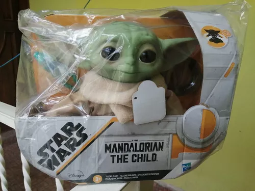 Star Wars Peluche de Baby Yoda de El Mandaloriano, Cuerpo Blando y