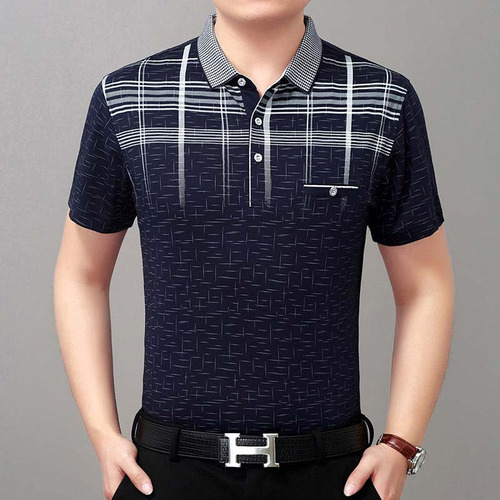 Polo De Verano Para Hombre De Manga Corta, Camisa Tipo Polo