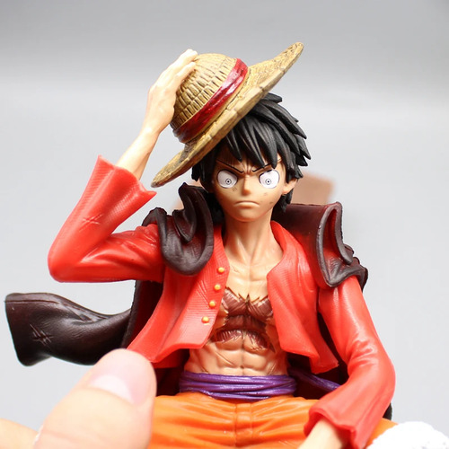 Figura Luffy One Piece Cajon Pirata Anime Sombrero De Paja