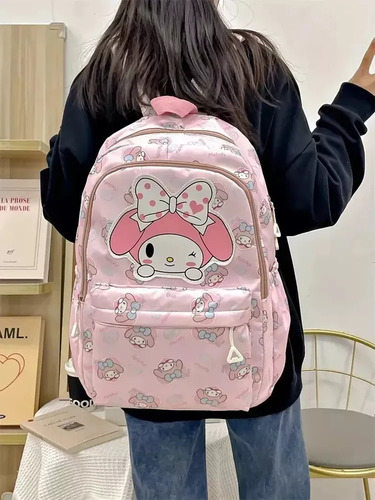 Mochila Escolar Sanrio Hello Kitty Cinnamoroll Melody Kuromi