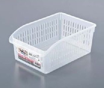 Imagen 3 de 4 de Cesta Organizadora Calada Baja Transparente