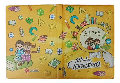 Álbum Formatura Capa Abc Infantil 40 Fotos 15x21 Kit 20 Unid