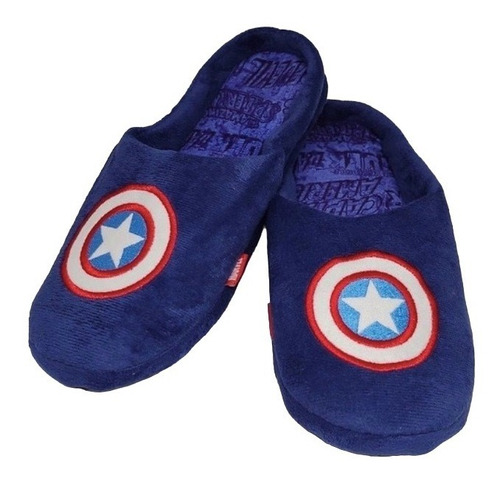 Pantufla Capitán América - Marvel - Diseño Escudo