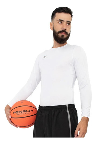 Polera Primera Capa Penalty Skin Termica Blanca