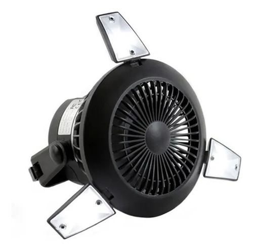 Hnventilador Solar Recargable Dos En Uno Linternatr